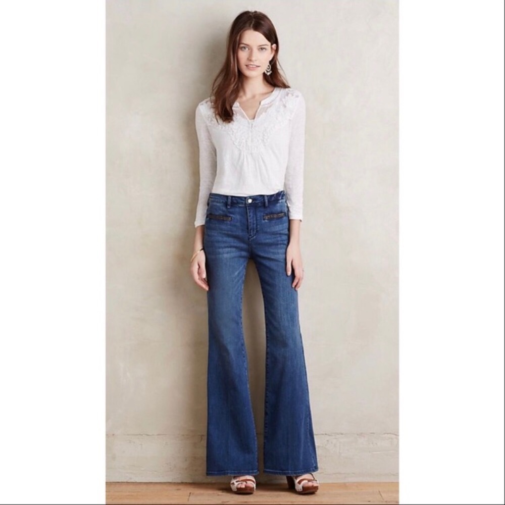 Anthropologie Pilcro High Rise Stet Flare Jeans✨